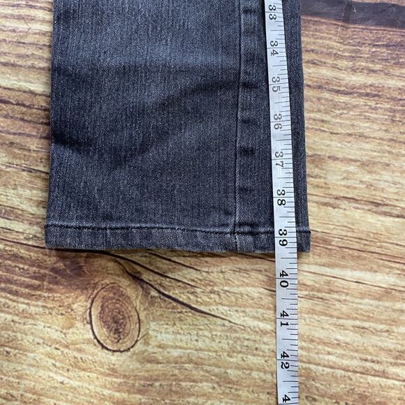 Lings Jeans Womens 11/12 Regular Fit Slim Denim Black Light Wash - Picture 7 of 10